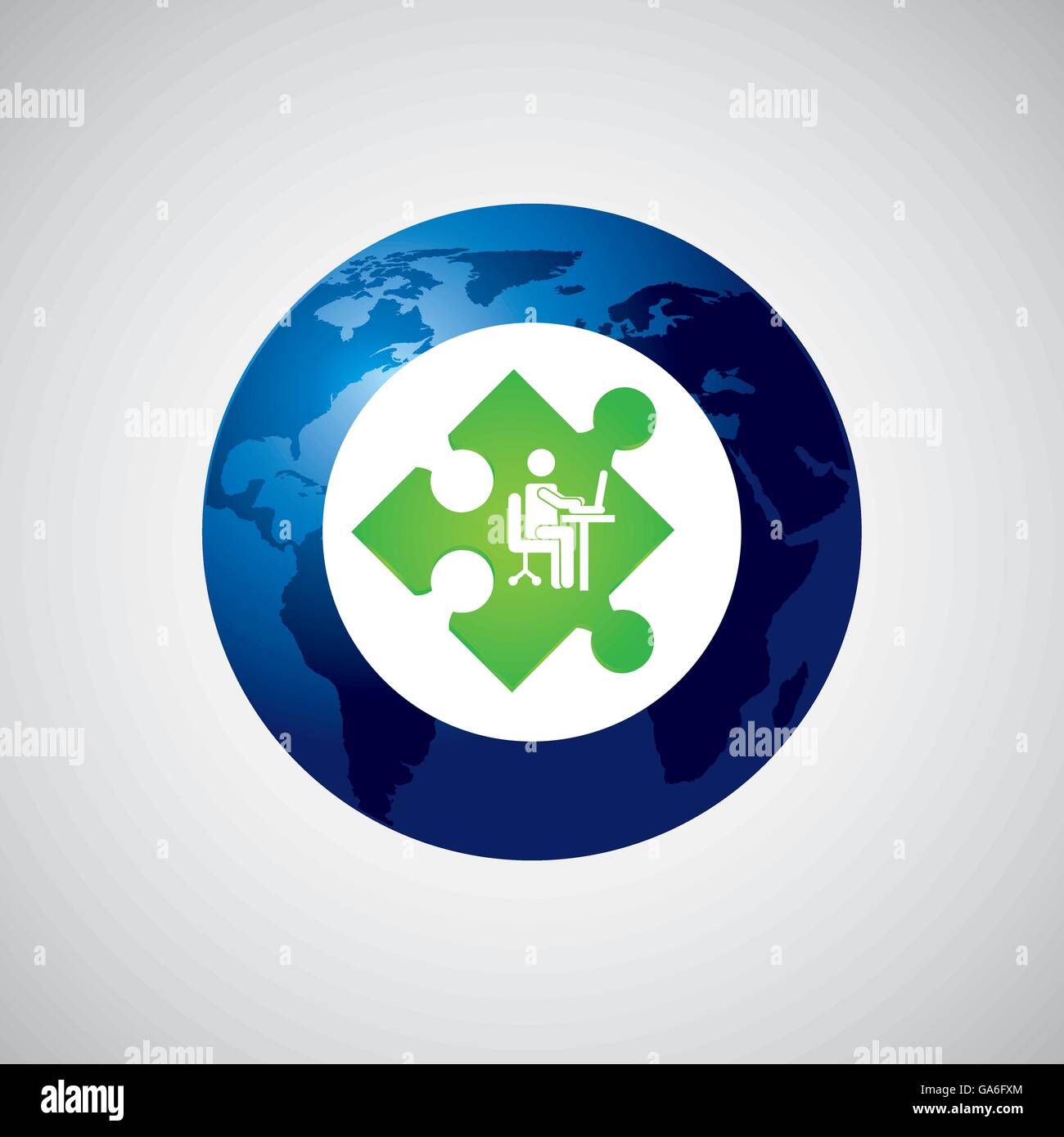world planet with isolated icon design Stock Vector Image & Art - Alamy
