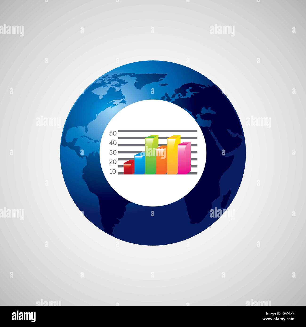 world planet with isolated icon design Stock Vector Image & Art - Alamy