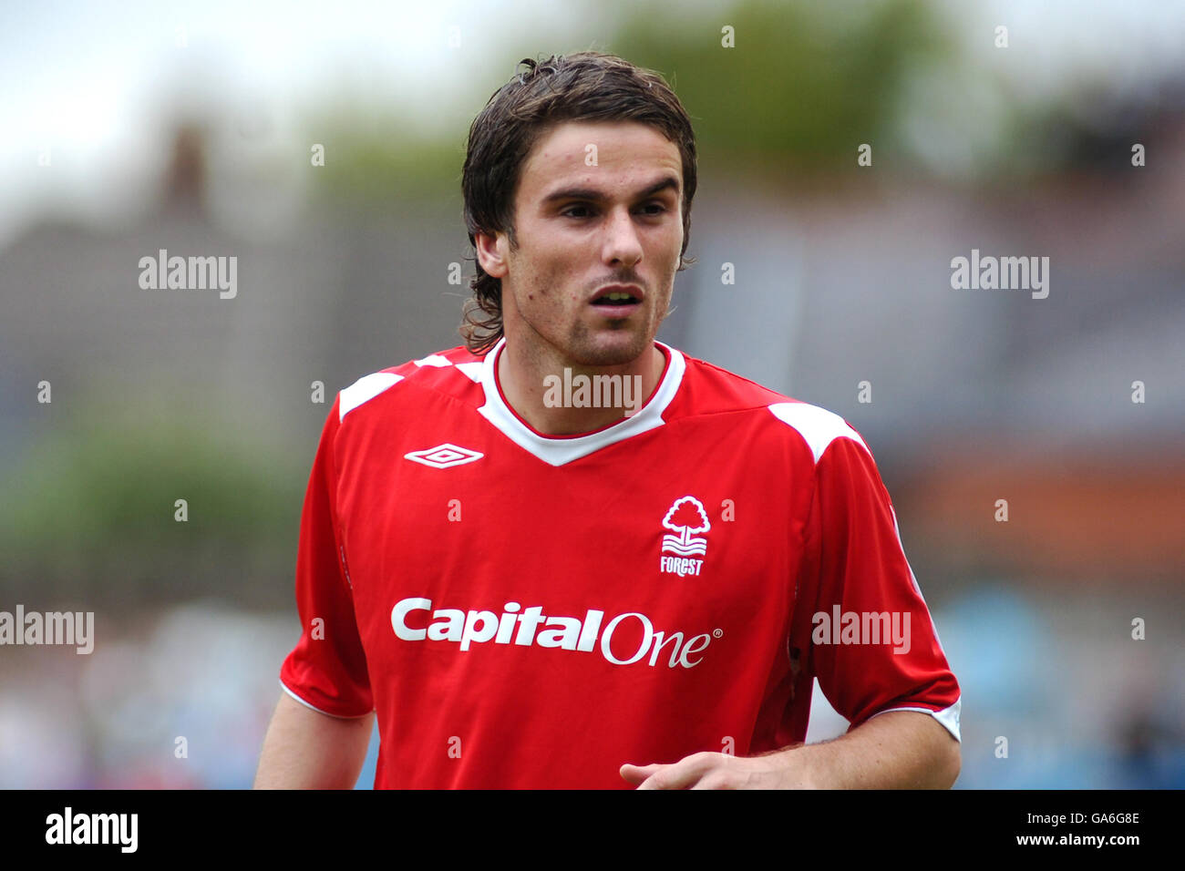 Soccer - Friendly - Chesterfield v Nottingham Forest - Saltergate. Arron Davies, Nottingham Forest Stock Photo