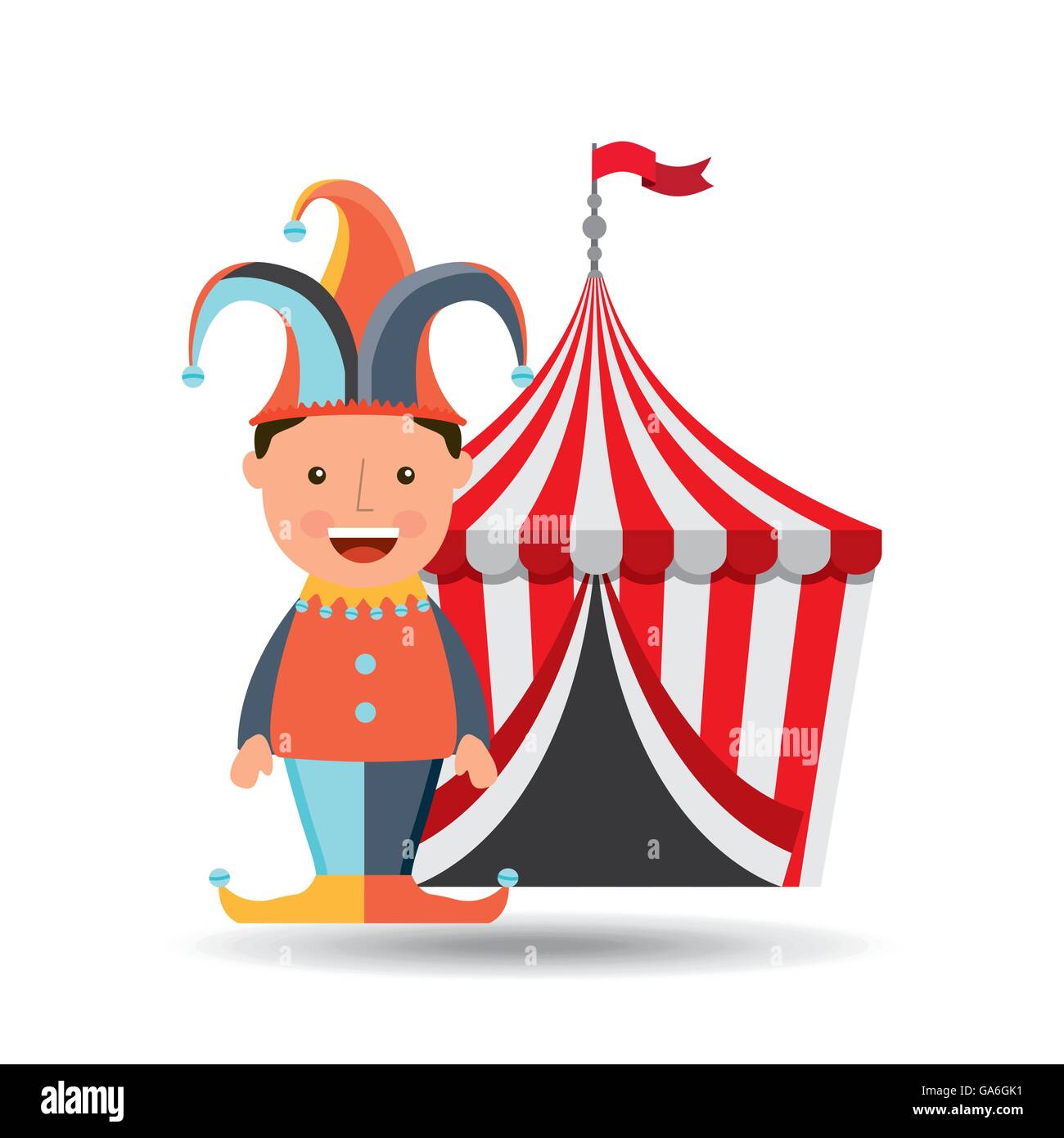 circus juggler isolated icon design Stock Vector Image & Art - Alamy