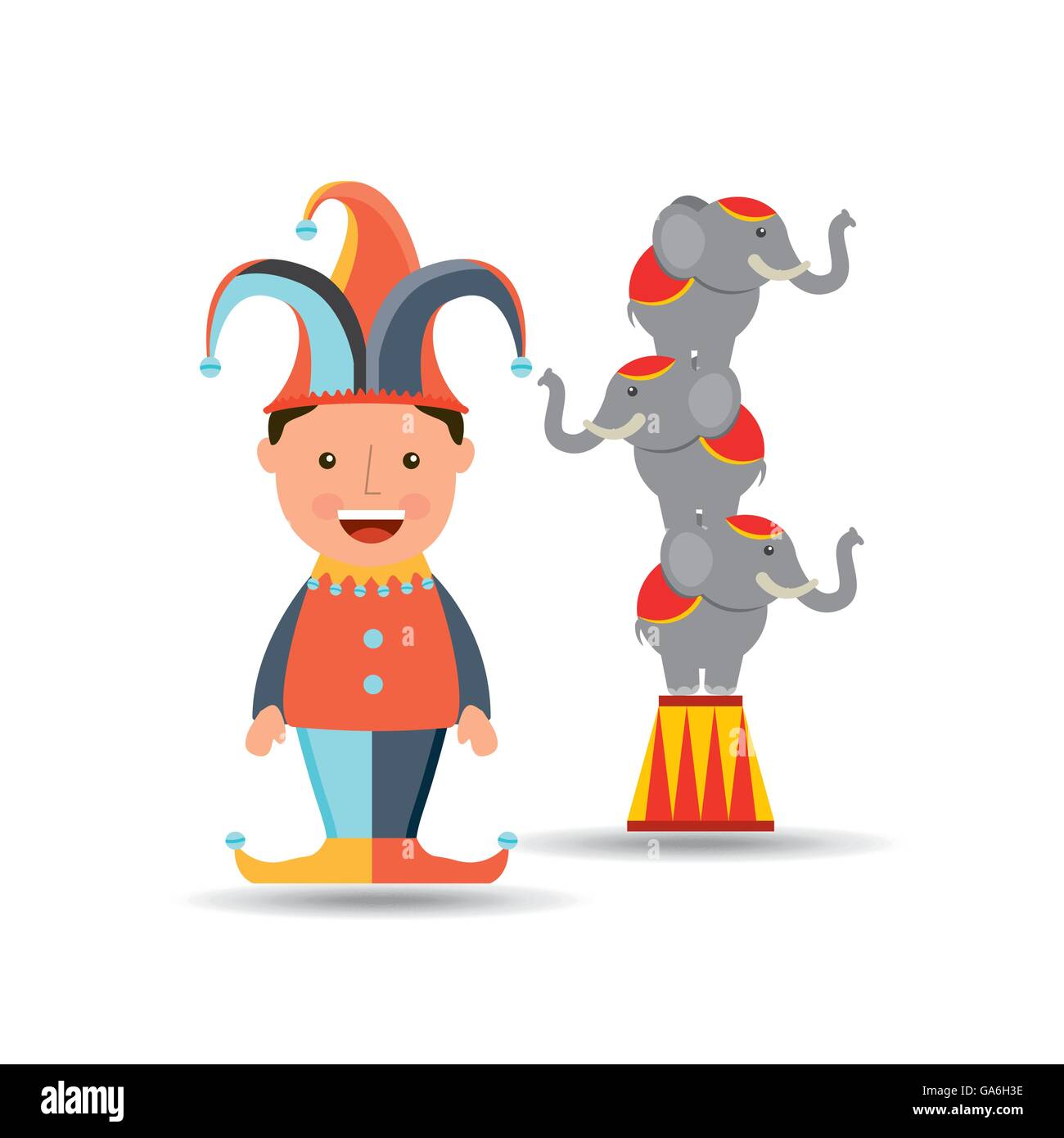 circus juggler isolated icon design Stock Vector Image & Art - Alamy