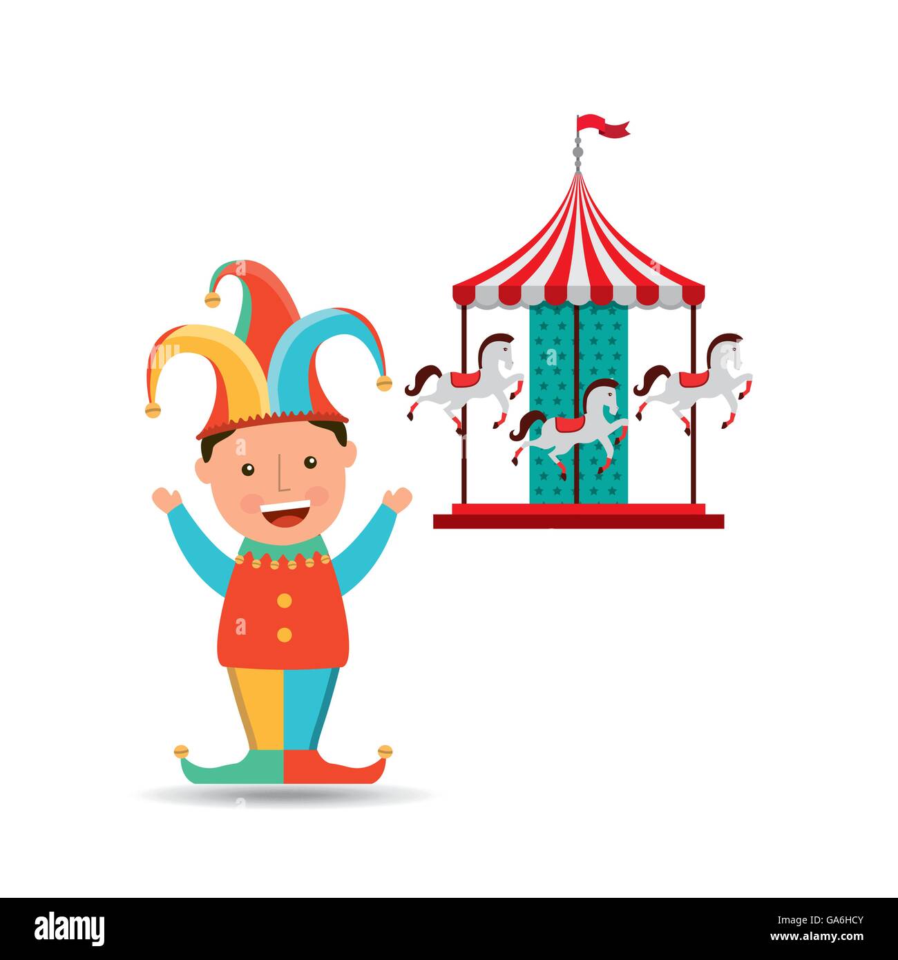 circus juggler isolated icon design Stock Vector Image & Art - Alamy