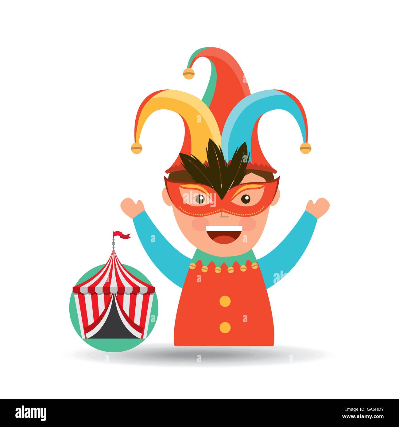 circus juggler isolated icon design Stock Vector Image & Art - Alamy