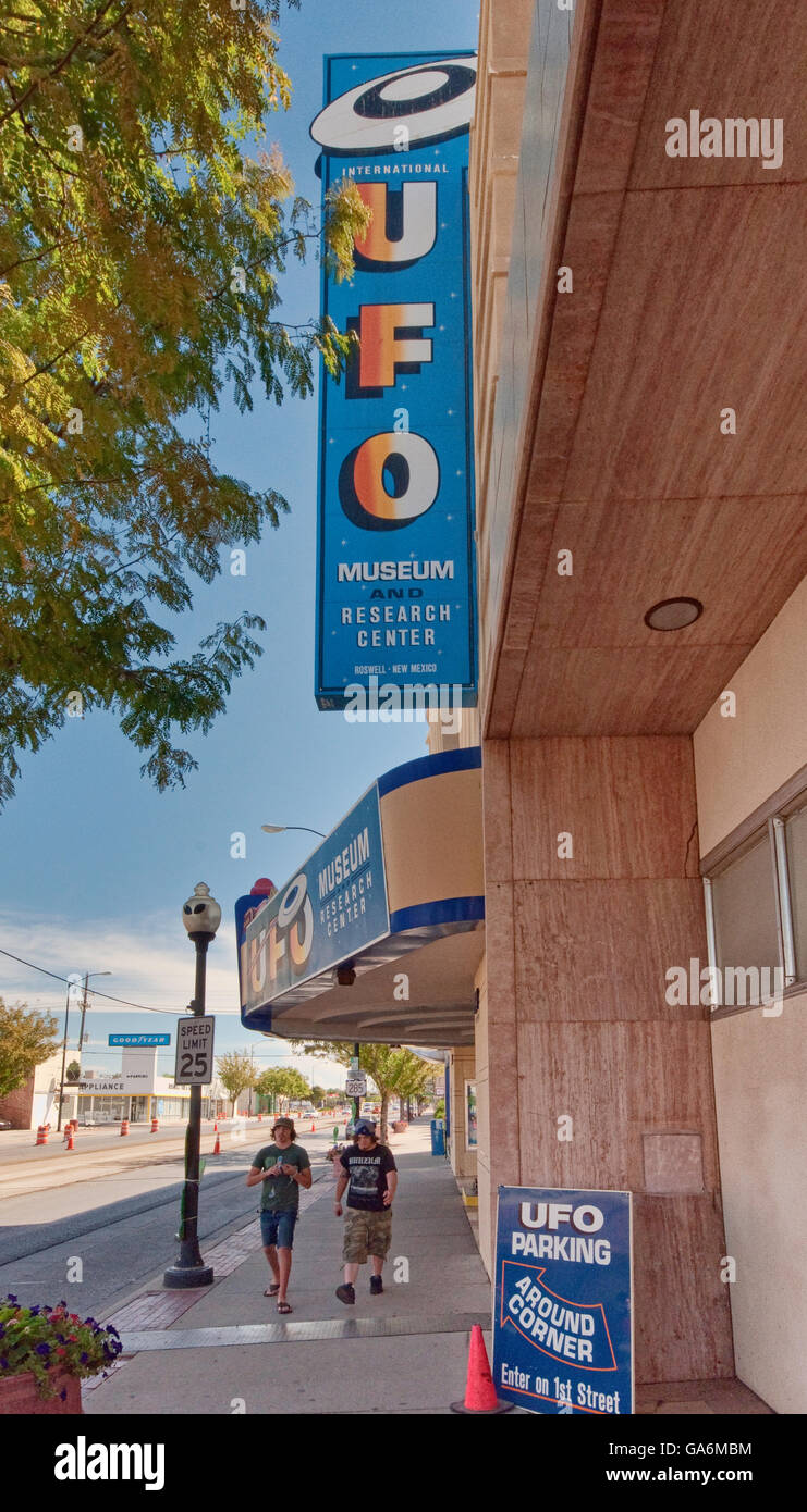UFO Museum in Roswell, New Mexico, USA Stock Photo Alamy