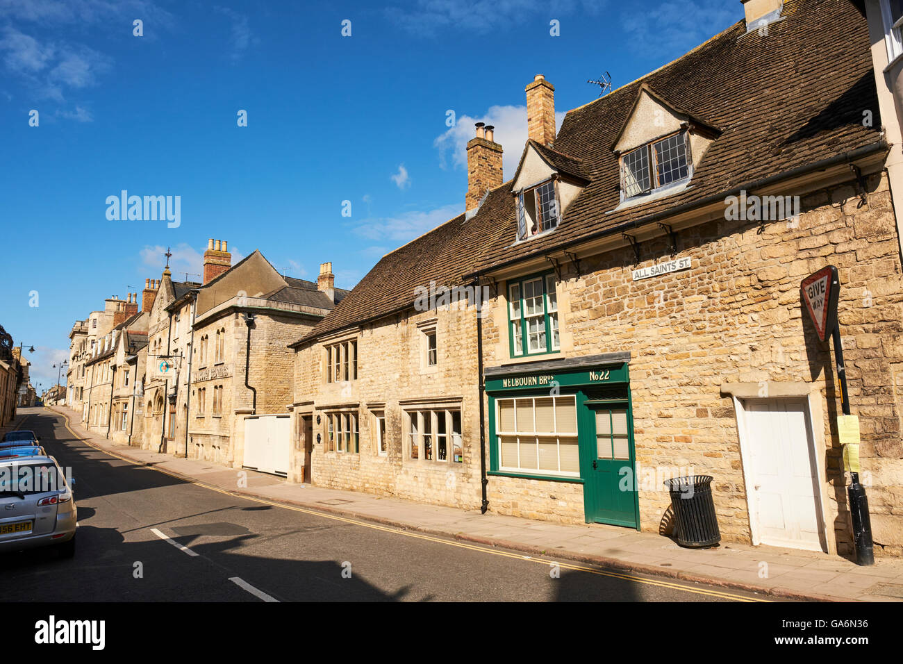 Melbourn Brothers And All Saints Brewery All Saints Street Stamford Lincolnshire UK Stock Photo