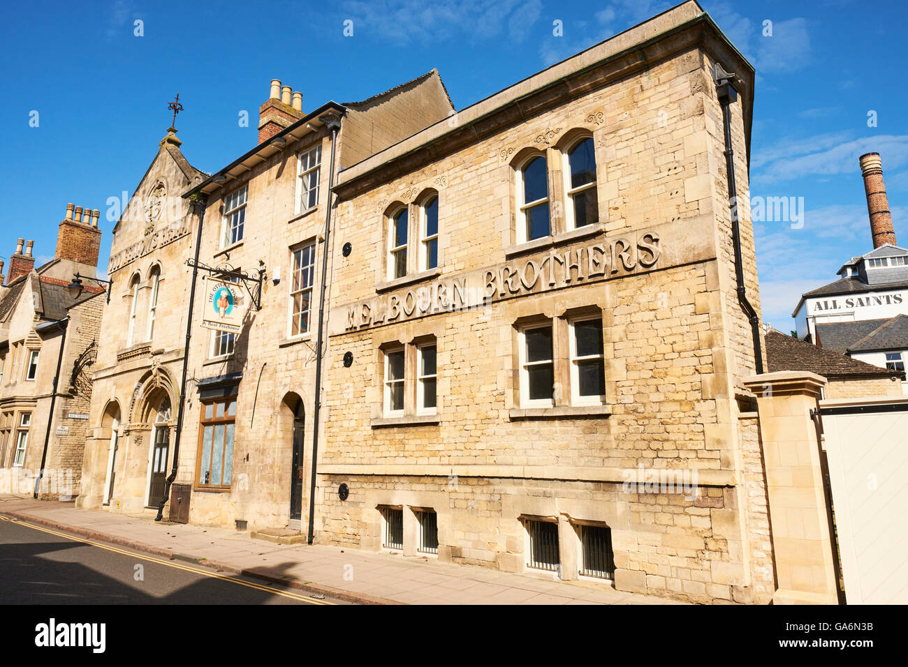 Melbourn Brothers And All Saints Brewery All Saints Street Stamford Lincolnshire UK Stock Photo