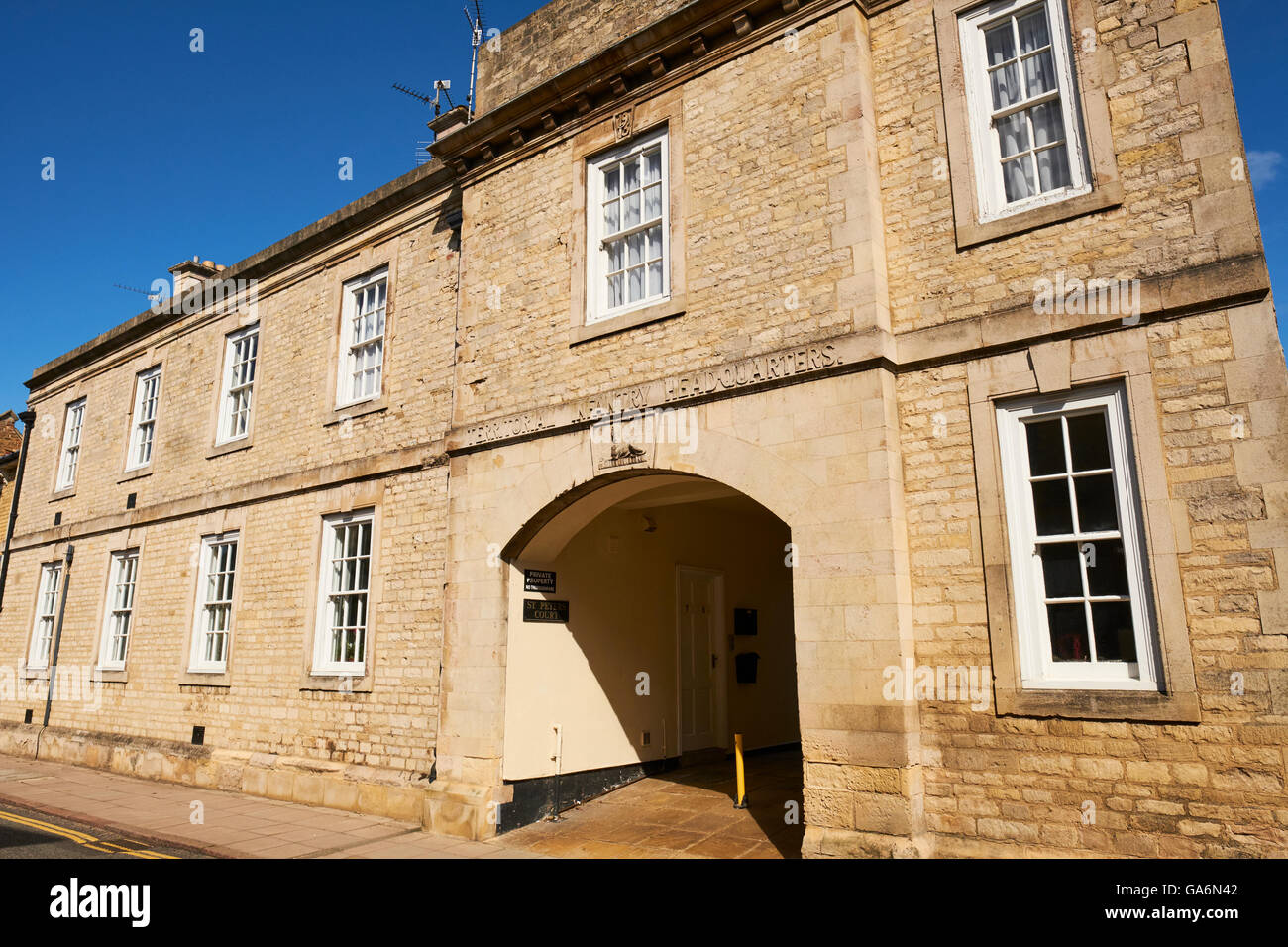 Former Territorial Infantry Headquarters St Peter's Street Stamford