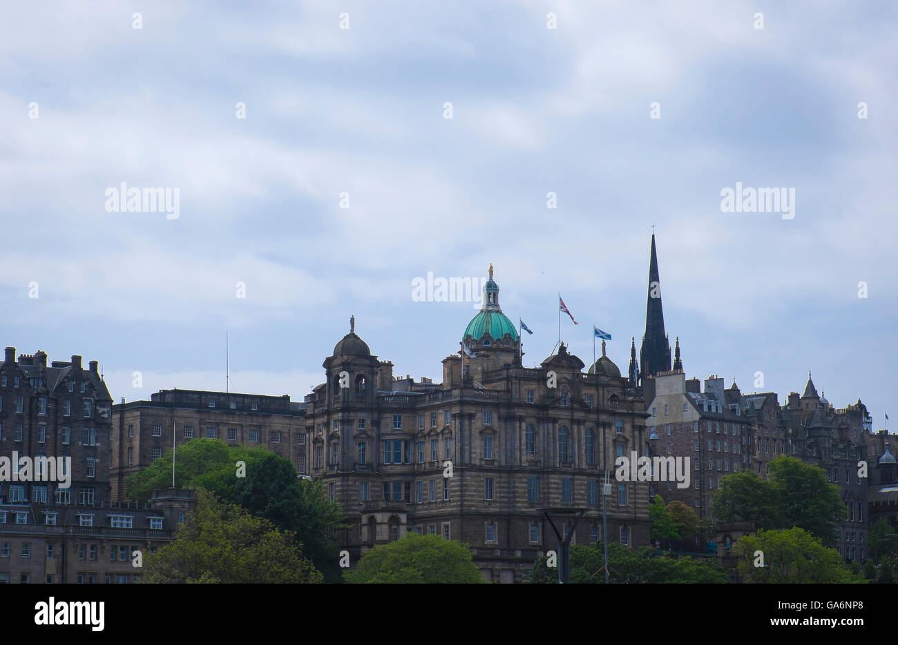 The Bank of Scotland's head office in central Edinburgh Stock Photo Alamy