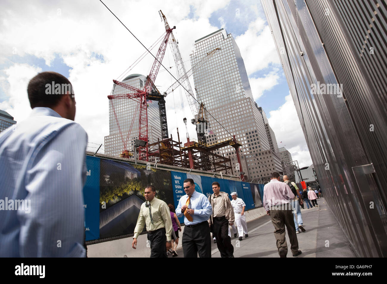 Ground Zero construction site in New York City, NY, USA Stock Photo - Alamy