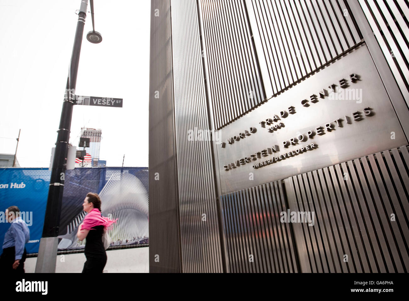 Ground Zero construction site in New York City, NY, USA Stock Photo - Alamy