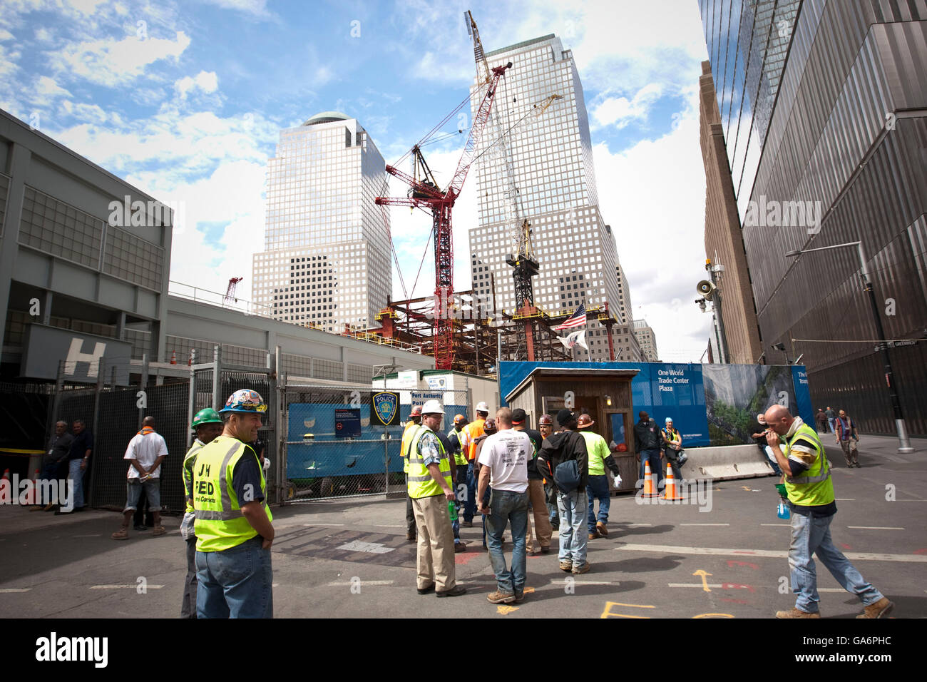 Ground Zero construction site in New York City, NY, USA Stock Photo - Alamy