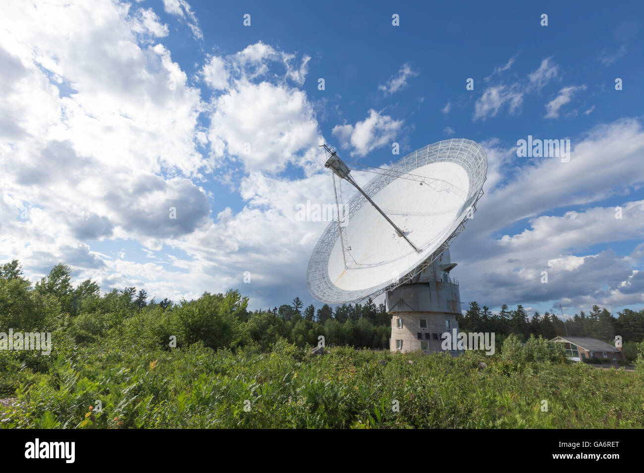 Algonquin Radio Telescope, Algonquin Park Ontario Canada Stock