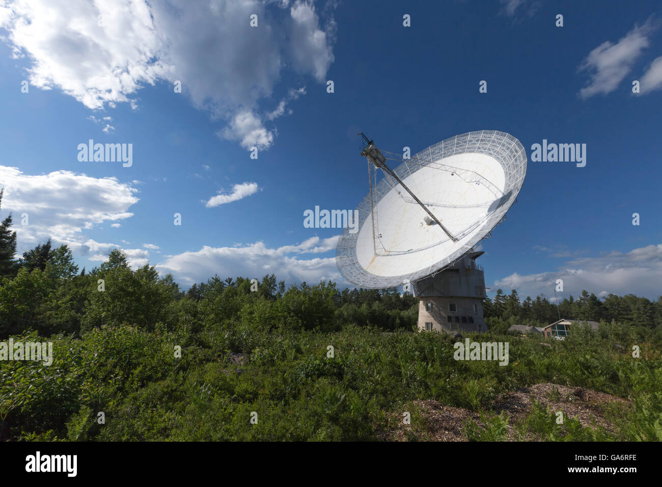 Algonquin Radio Telescope, Algonquin Park Ontario Canada Stock