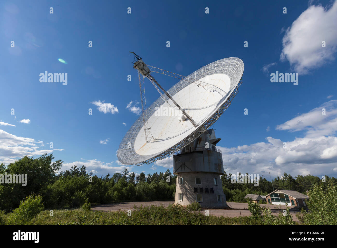 Algonquin Radio Telescope, Algonquin Park Ontario Canada Stock