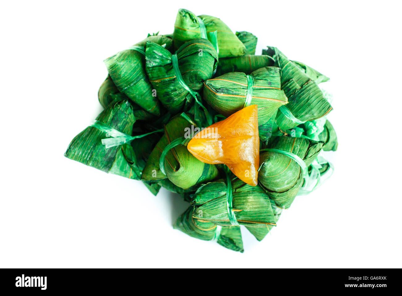 rice dumpling, zongzi, duanwu festival. Stock Photo