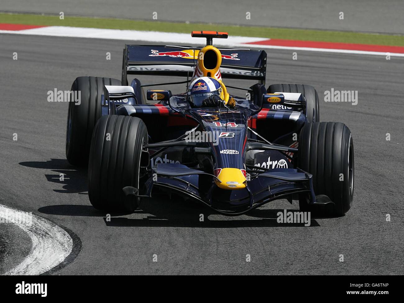 David Coulthard, Red Bull Racing, during the European Formula One Grand Prix at the Nurburgring, Germany Stock Photo