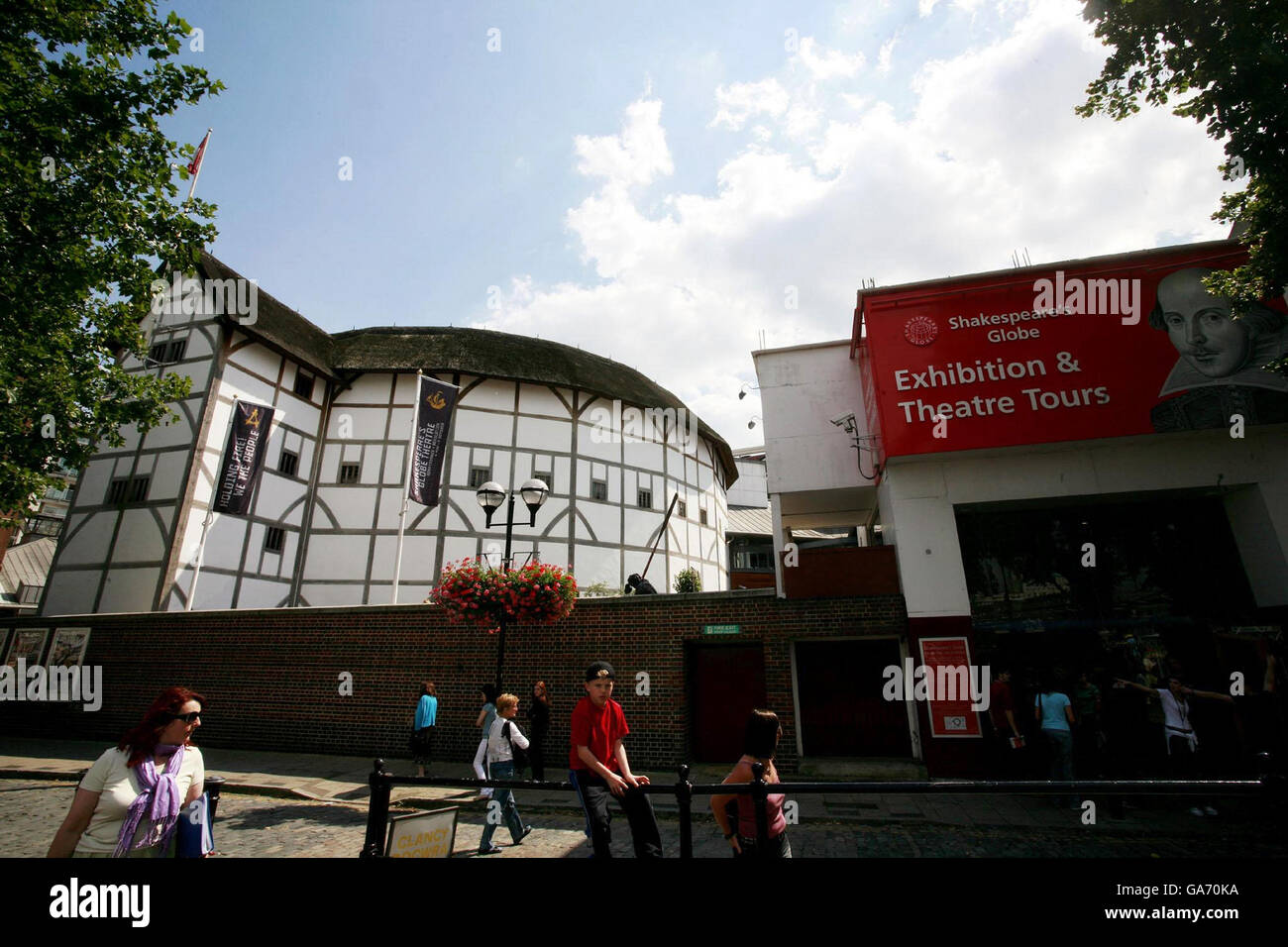 General view of The Globe Theatre Stock Photo
