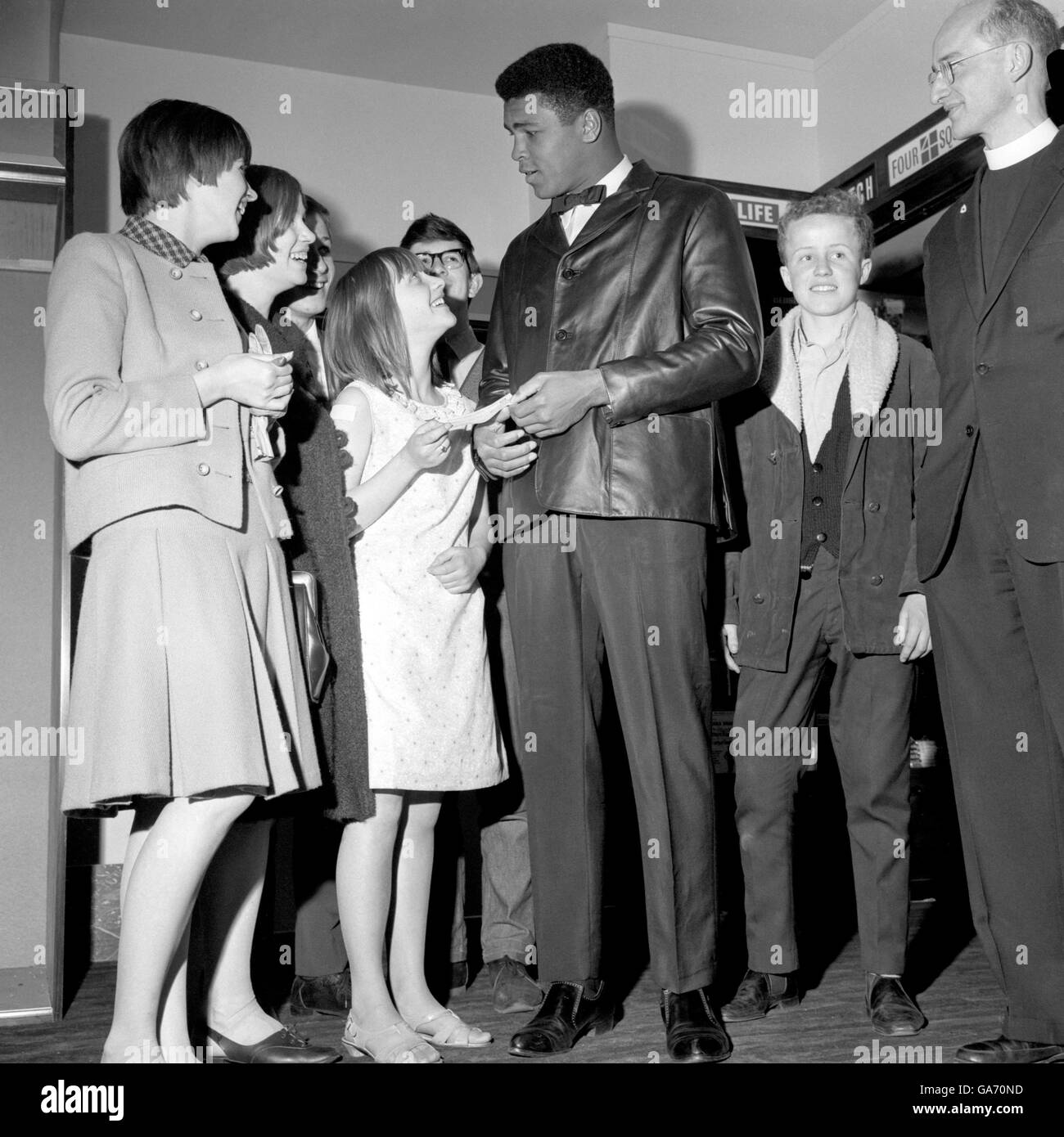 Boxing - Muhammad Ali - Piccadilly Hotel -  London - 1966 Stock Photo