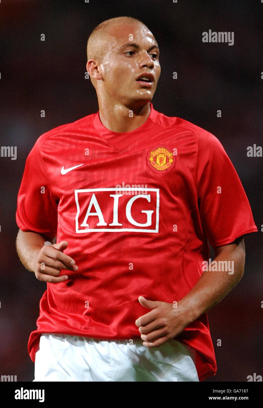Soccer - Friendly - Manchester United v Inter Milan - Old Trafford. Wes  Brown, Manchester United Stock Photo - Alamy