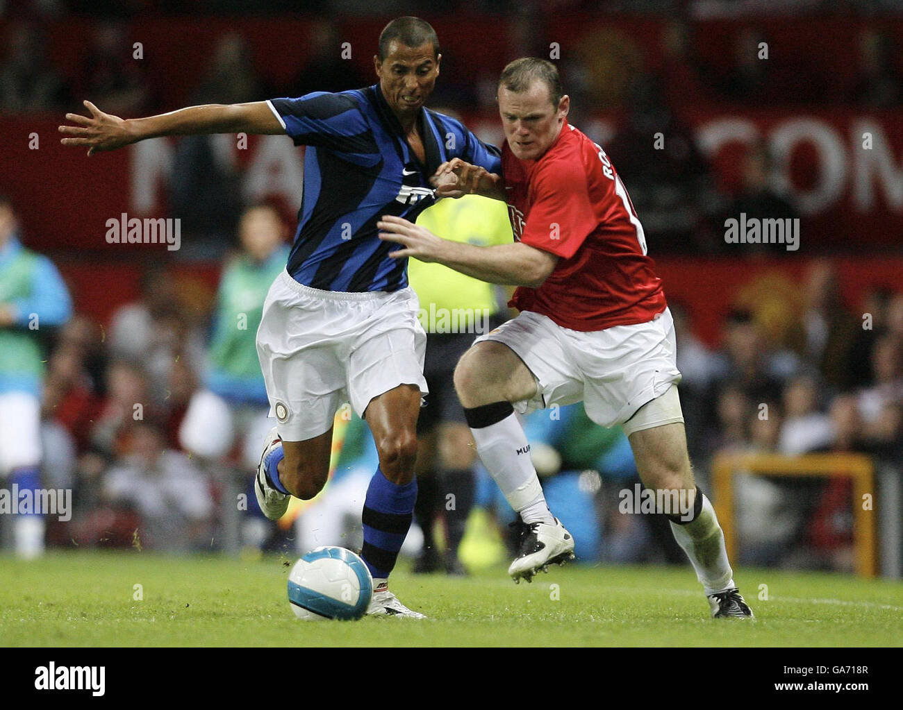 Soccer Friendly Manchester United V Inter Milan Old Trafford Stock Photo Alamy
