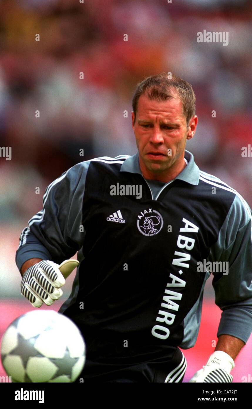 Fred Grim as Ajax goalkeeper during Amsterdam Tournament against AC Milan