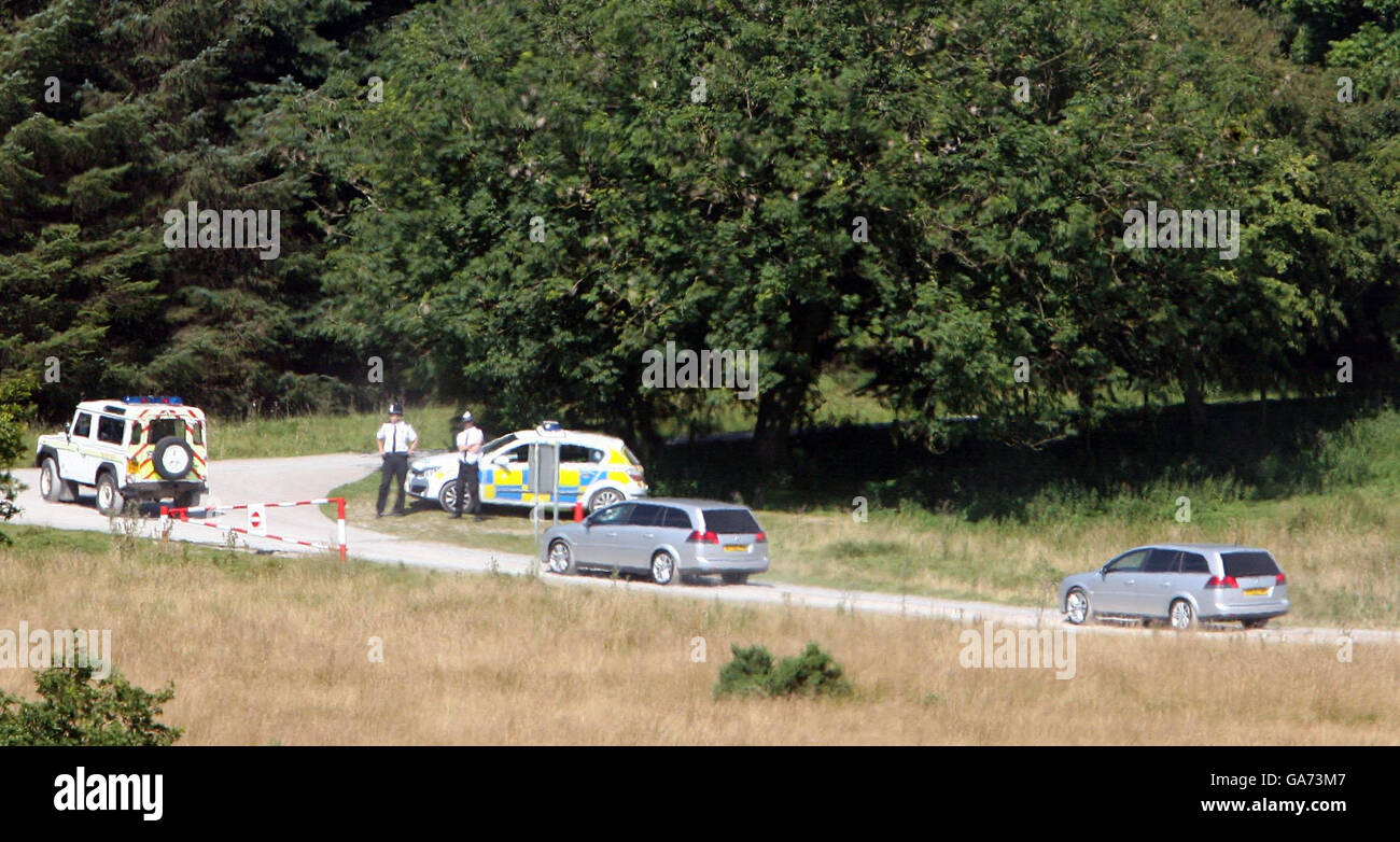Helicopter crash in north Yorkshire Stock Photo Alamy