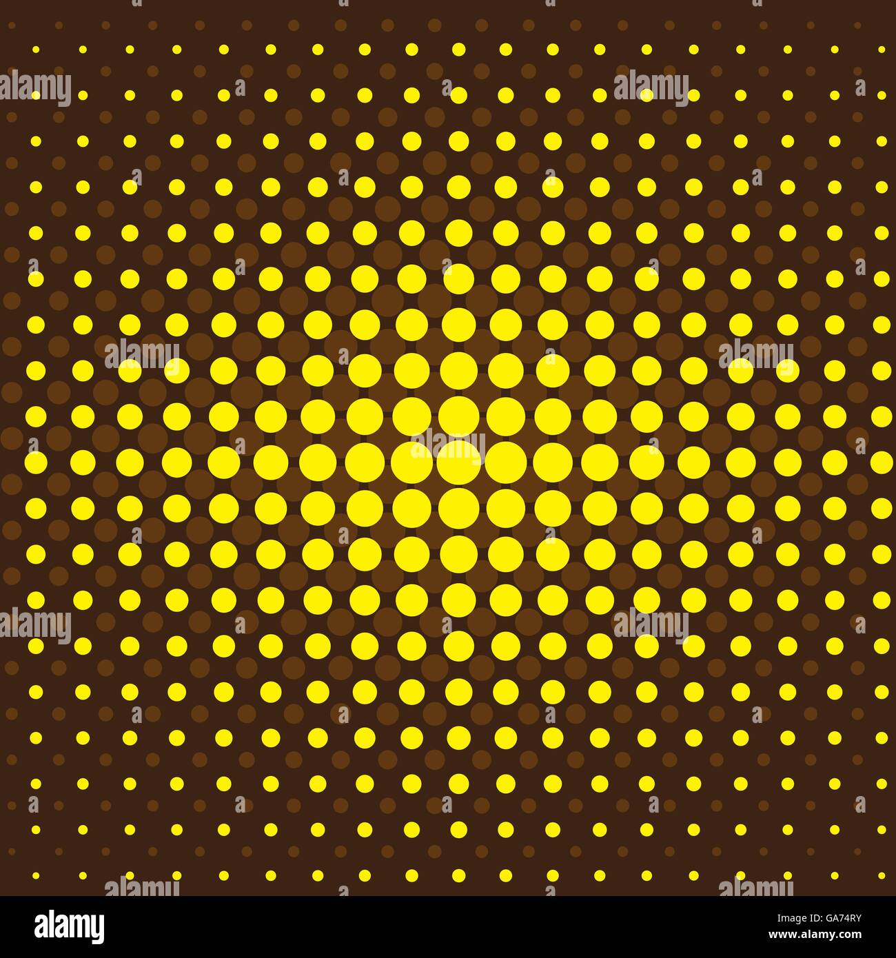Brown and yellow halftone background Stock Vector Image & Art - Alamy