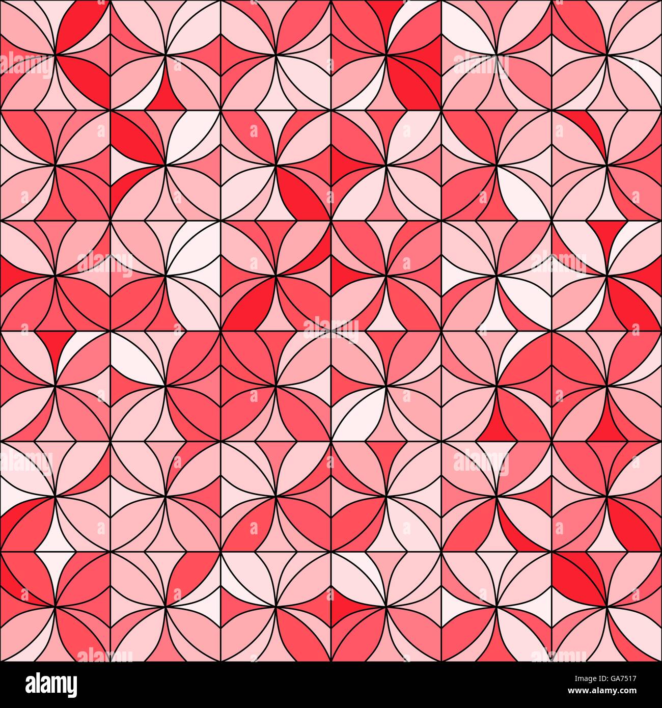 Floral Mosaic Pattern Stock Vector Image & Art - Alamy