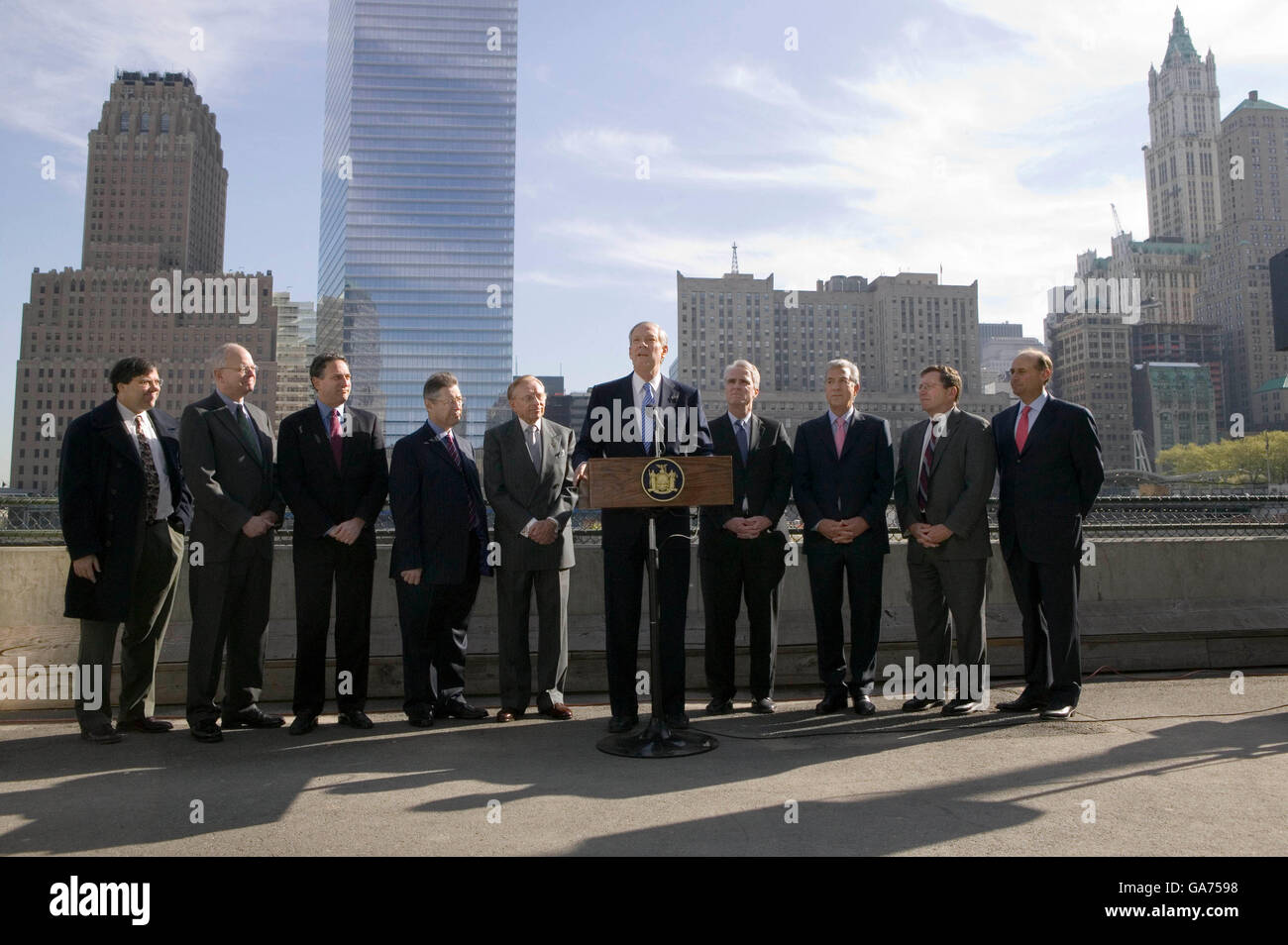Silver towers new york hi-res stock photography and images - Alamy