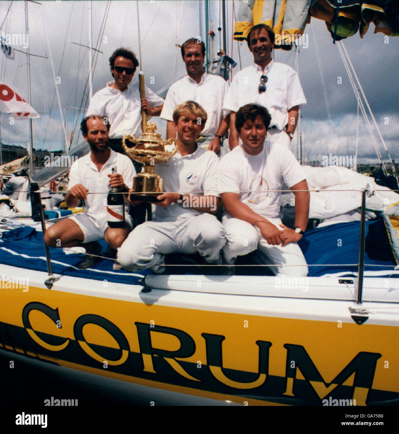 1991. PLYMOUTH, ENGLAND. ADMIRAL'S CUP WINNERS 1991