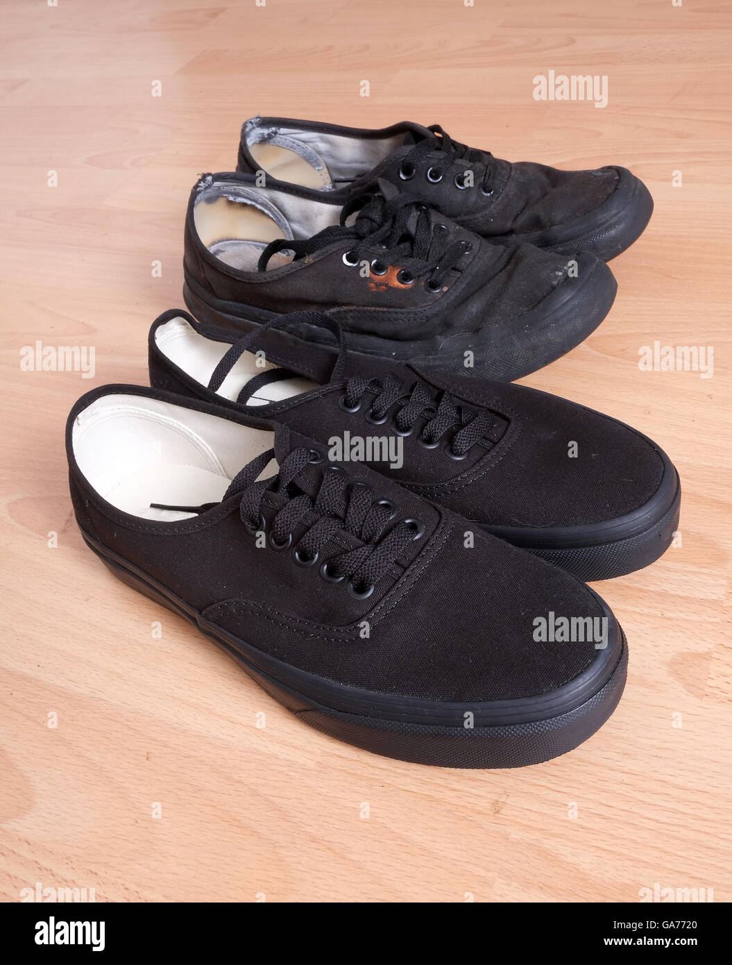 Worn out trainers hi res stock photography and images Page 2 Alamy