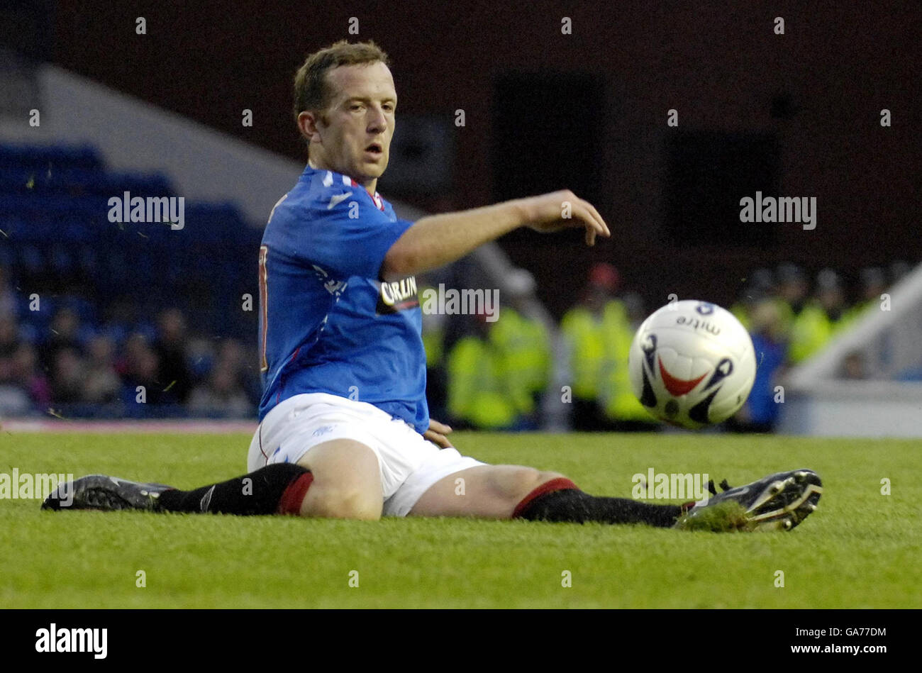 Rangers' Charlie Adam on the ball during the pre-season friendly match at Ibrox, Glasgow. Stock Photo