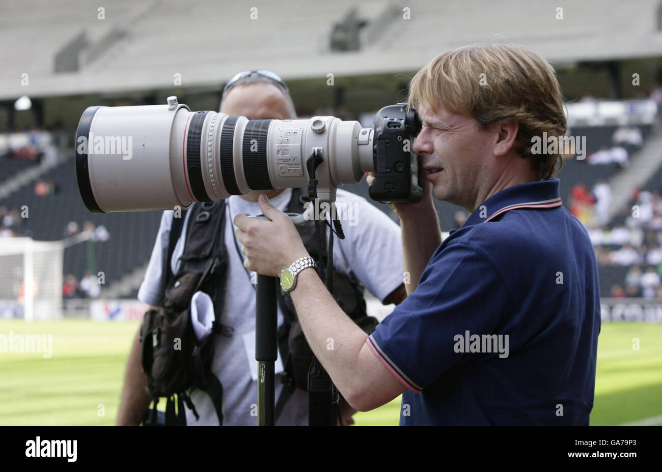Soccer - The Alan Ball Memorial Cup - Stadium:mk Stock Photo