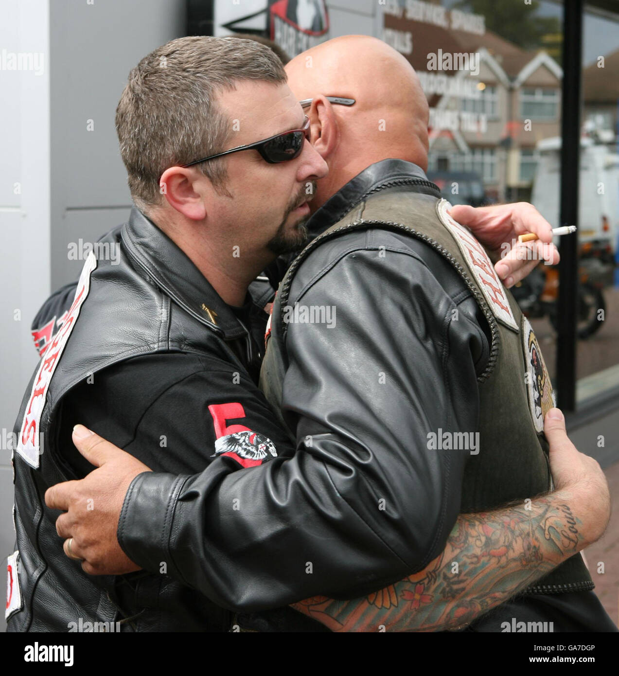Girlfriend of murdered hells angel biker gerry tobin hires stock photography and images Alamy