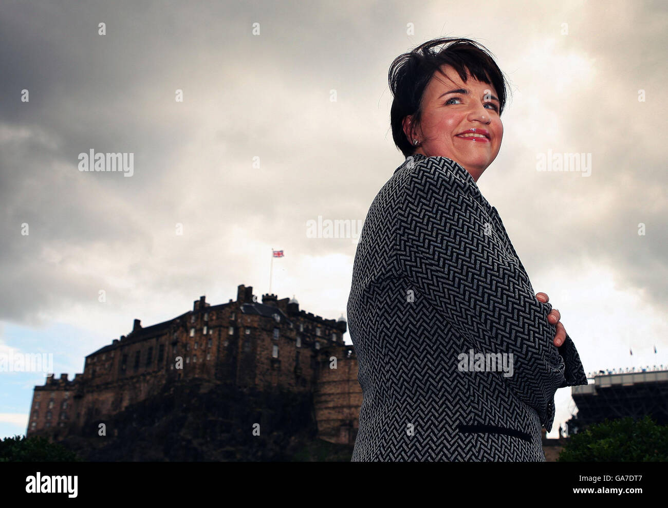 Wendy Alexander at the Apex Hotel Edinburgh after announcing details of her candidacy for leadership of the Scottish Labour Party. Stock Photo