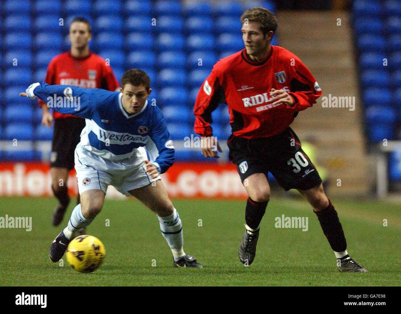 English League Soccer -Second Division -  Reading v Colchester United. Stock Photo