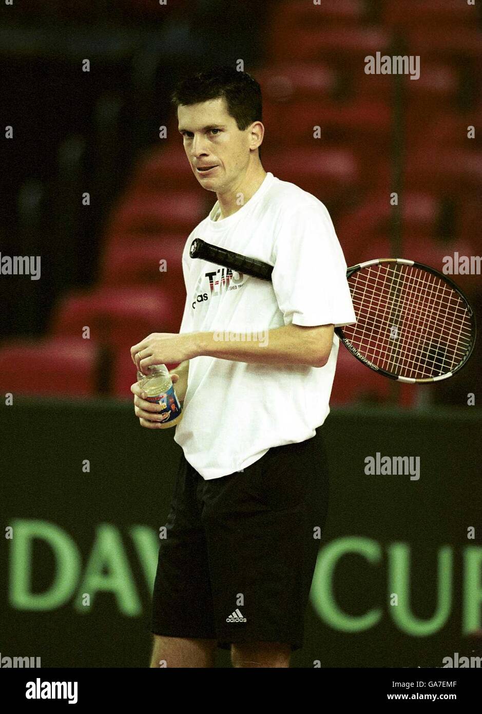Tennis- Davis Cup World Group Round One - Great Britain v Sweden - Birmingham Indoor Arena Stock Photo