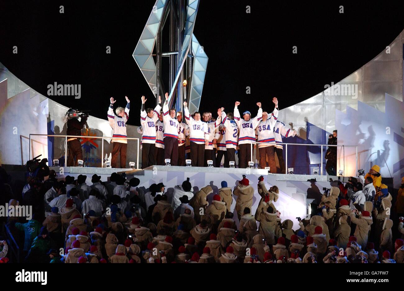 Winter Olympics - Salt Lake City 2002 - Opening Ceremony Stock Photo