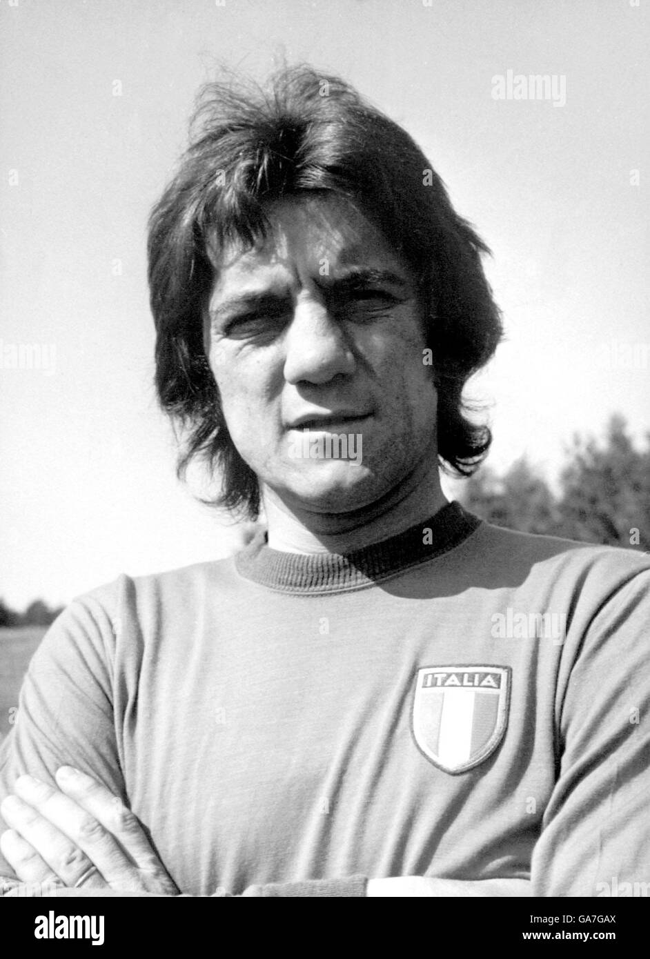 Soccer Italy. Roberto Boninsegna, Italy Stock Photo Alamy