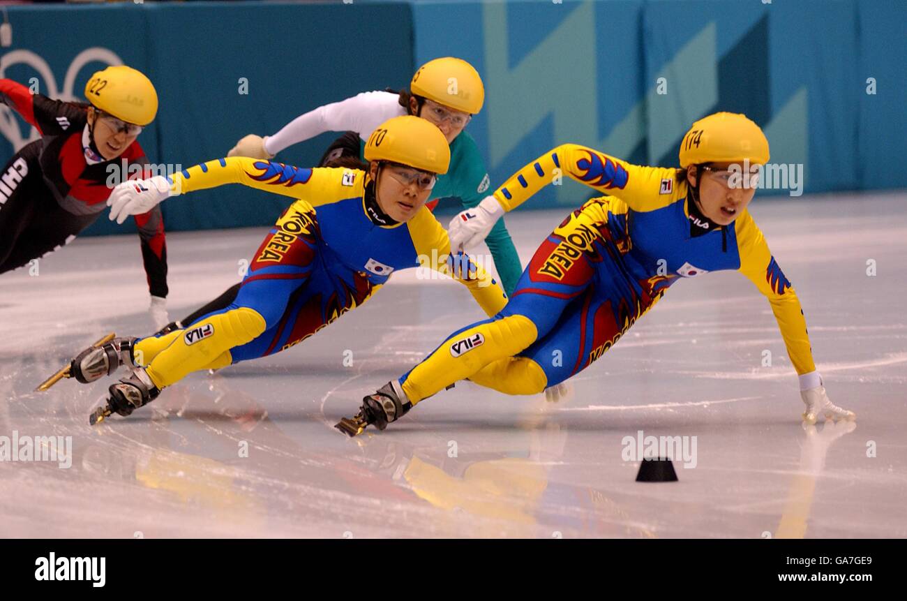 Winter Olympics - Salt Lake City 2002 - Short Track Speed Skating - Women's  1500m Stock Photo - Alamy