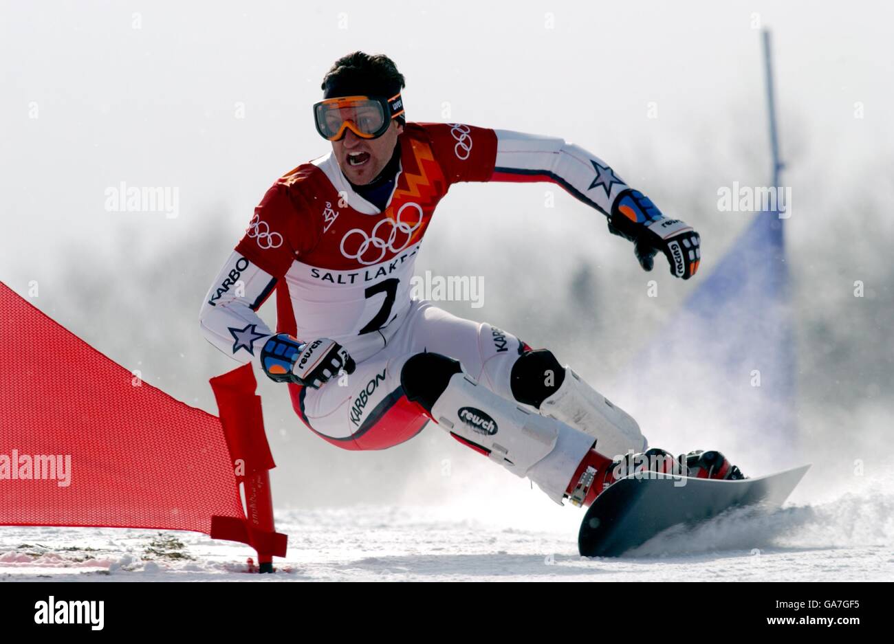 Winter Olympics Salt Lake City 2002 Snowboarding Men's Parallel