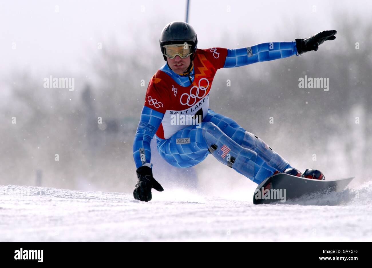 Winter Olympics Salt Lake City 2002 Snowboarding Men's Parallel