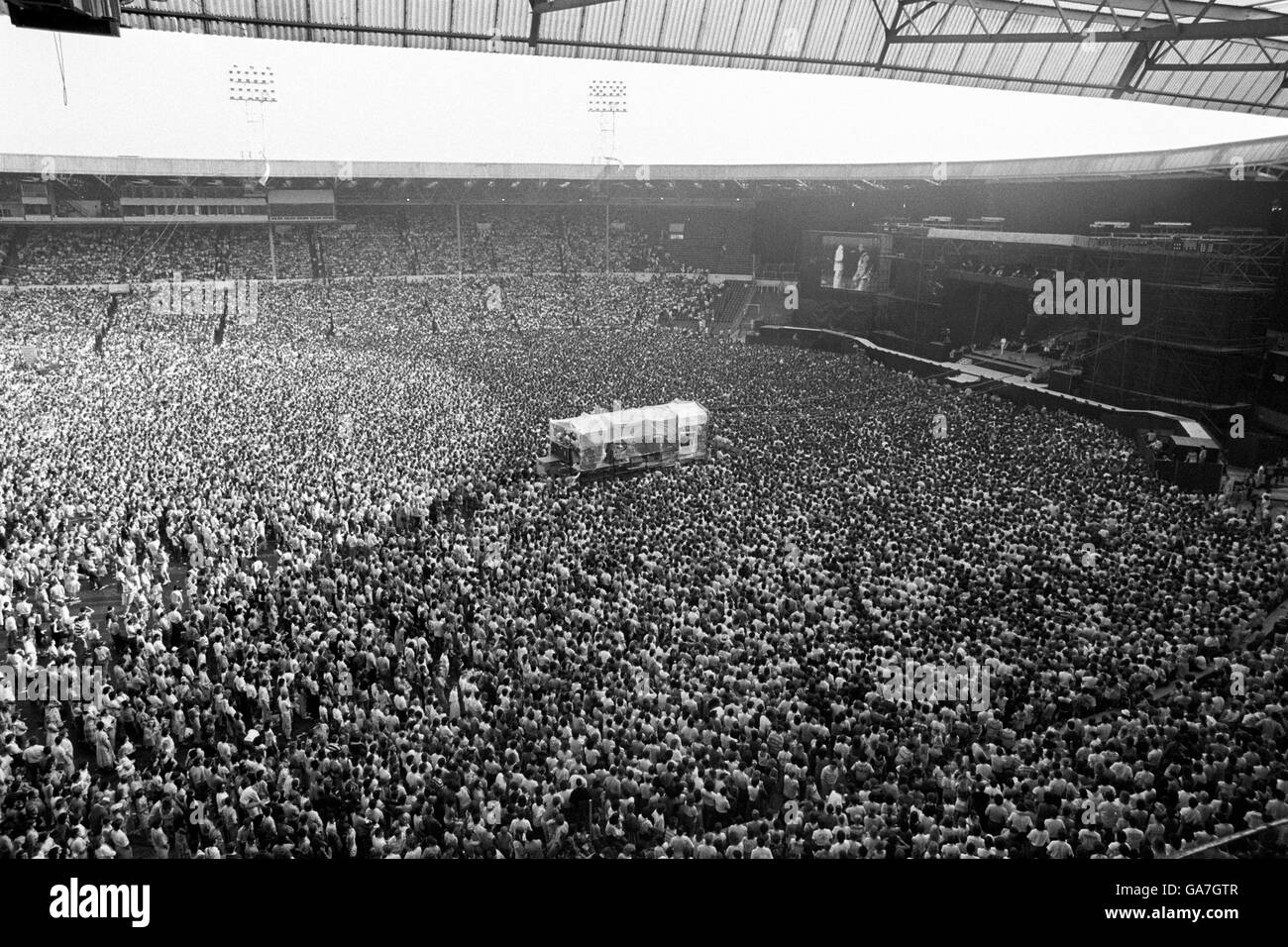 Music bruce springsteen live wembley stadium hires stock photography