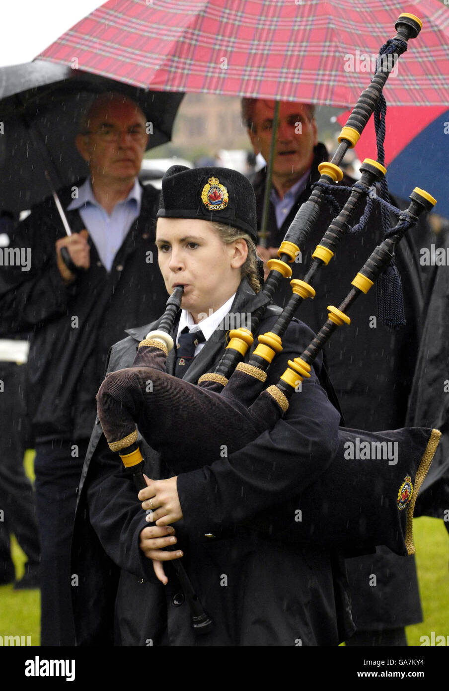 World Pipe Band Championships Stock Photo Alamy