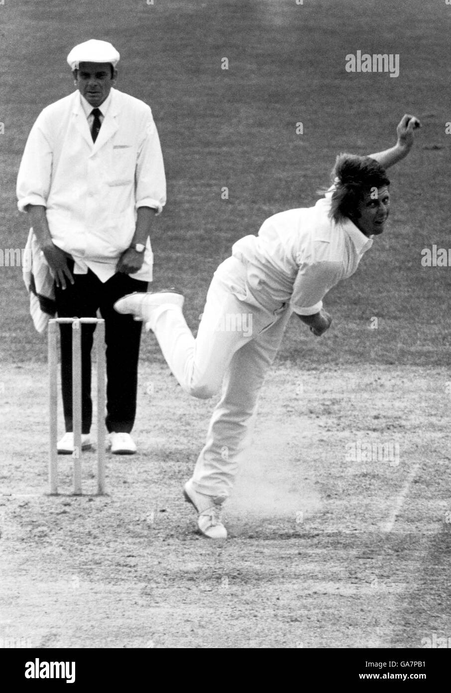 Cricket - Prudential World Cup - Group B - Australia v West Indies. Jeff Thomson, Australia Stock Photo