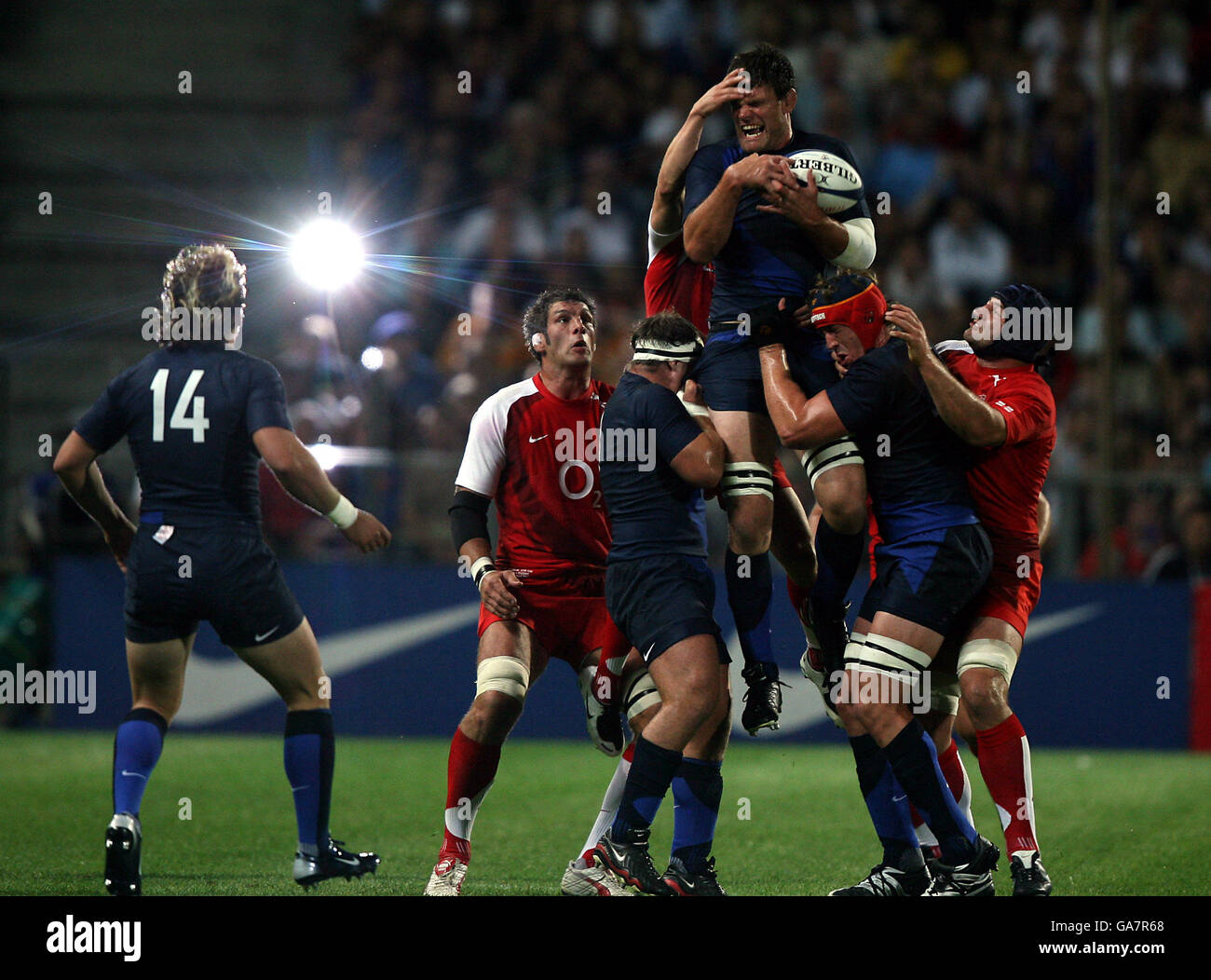 Rugby Union - International Friendly - France v England - Marseille Stock Photo