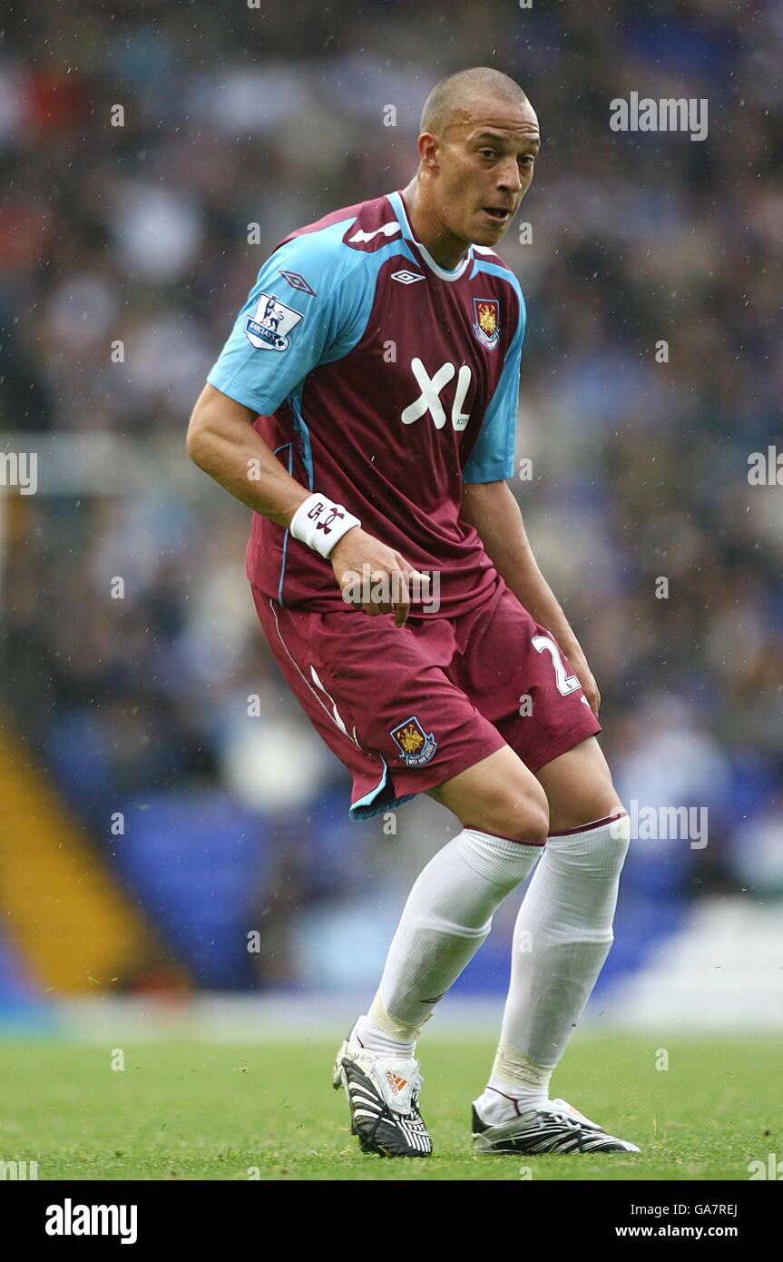 Soccer - Barclays Premier League - Birmingham City v West Ham United - St Andrews. Bobby Zamora, West Ham United Stock Photo