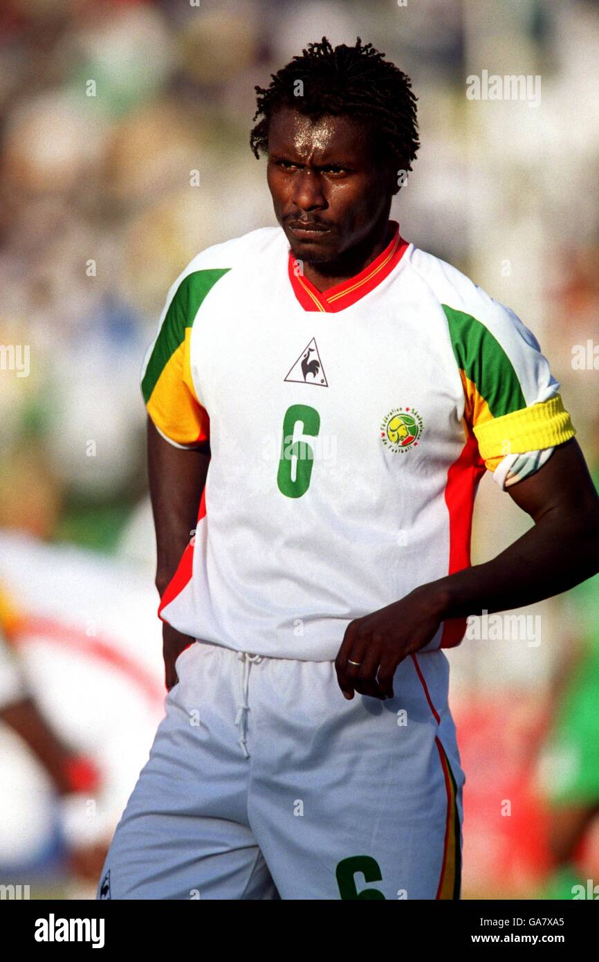 Soccer - African Nations Cup Mali 2002 - Semi Final - Nigeria v Senegal. Aliou Cisse, Senegal Stock Photo