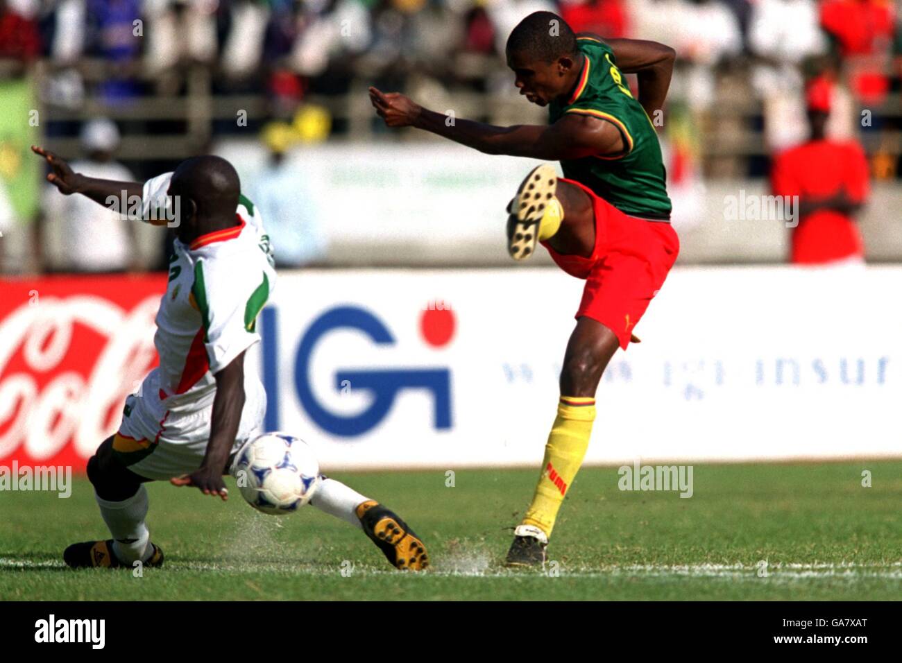 Soccer - African Nations Cup Mali 2002 - Final - Senegal v Cameroon Stock Photo