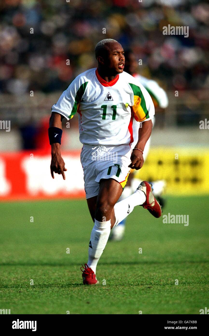 Soccer - African Nations Cup Mali 2002 - Final - Senegal v Cameroon. El Hadji Diouf, Senegal Stock Photo